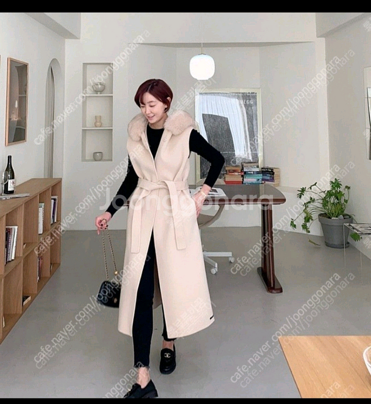 미미씨엘 폭스 핸드메이드 코트--2