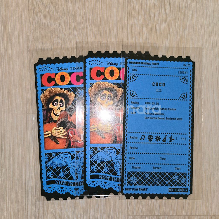 코코 coco 메가박스 오리지널티켓 오티--0
