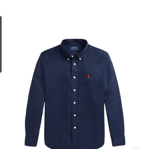 폴로 린넨셔츠 네이비(폴로보이즈L)