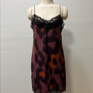 자라(ZARA) 레오파드 레이스 슬립