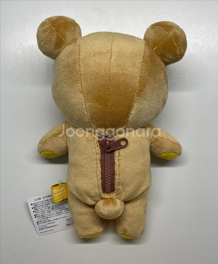 리락쿠마 기본 베이직 지퍼 인형 누이 정품--1