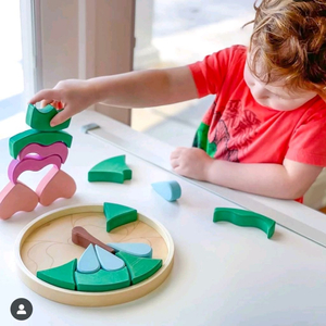 어브달 원목교구 유아장난감팝니다(벌 나비 피라미드)