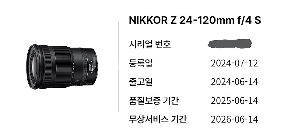 니콘 Z 24-120s F4--5