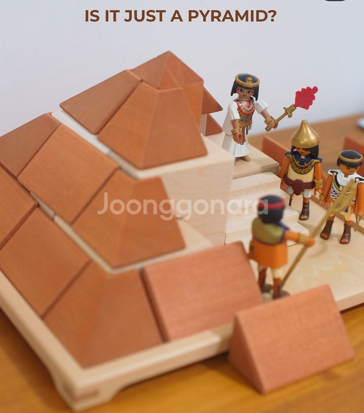 어브달 원목교구 유아장난감팝니다(벌 나비 피라미드)--3