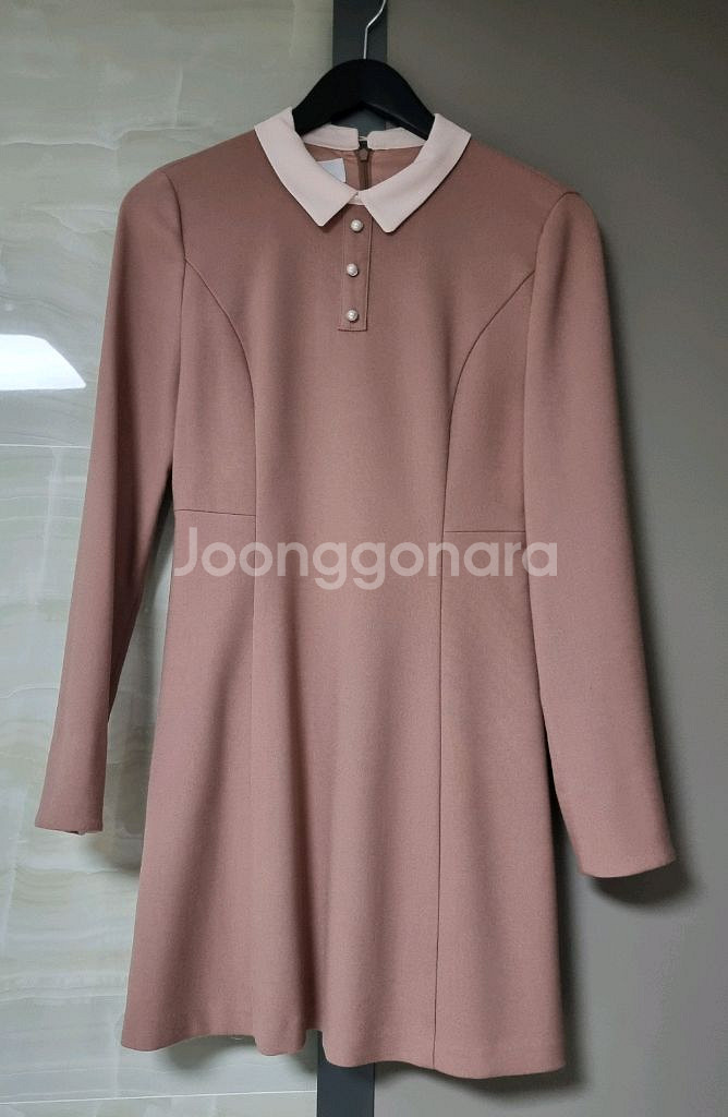 (하객룩, 모임룩) Roem 로엠 긴팔 원피스 인디핑크--3