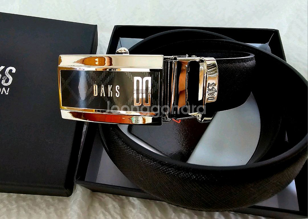 닥스) 사선체크 자동벨트. 미개봉--0