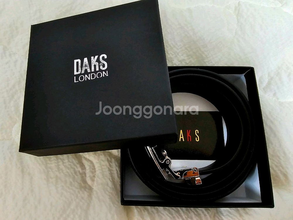 닥스) 사선체크 자동벨트. 미개봉--7