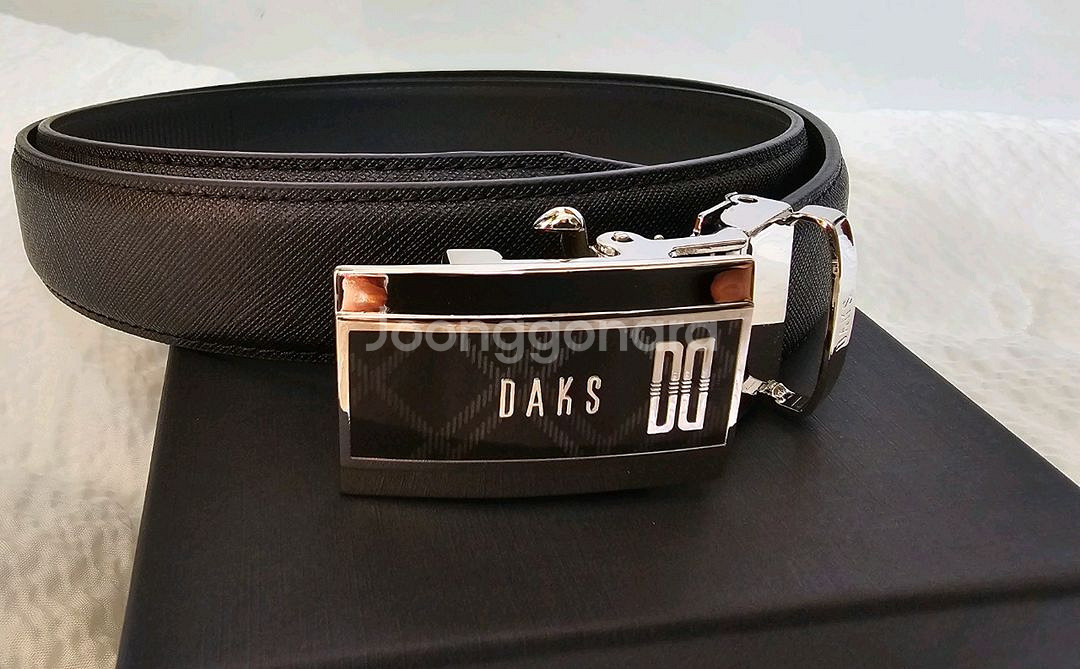 닥스) 사선체크 자동벨트. 미개봉--6