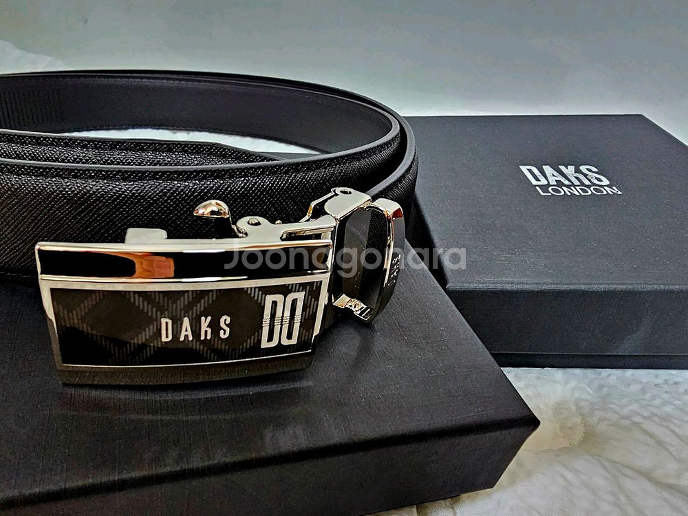 닥스) 사선체크 자동벨트. 미개봉--8