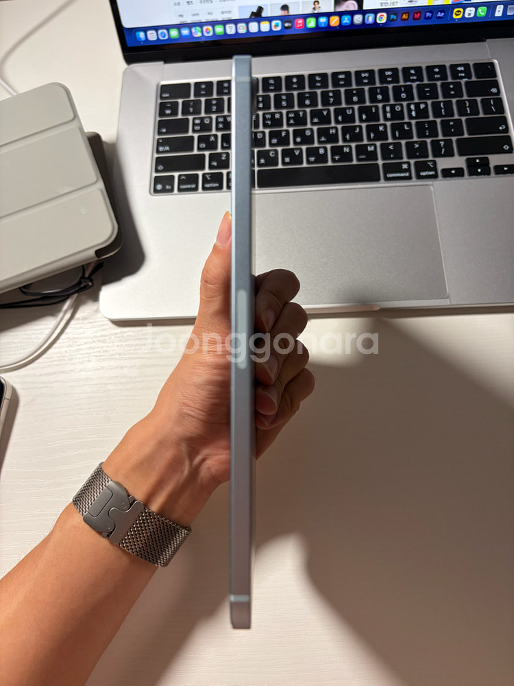 아이패드 미니 a17pro 256기가 블루 셀룰러--2