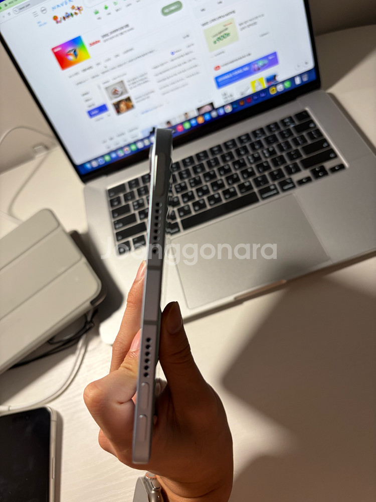 아이패드 미니 a17pro 256기가 블루 셀룰러--4