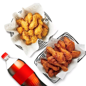최저가) 교촌치킨 허니콤보 레드콤보 콜라1.25 2마리