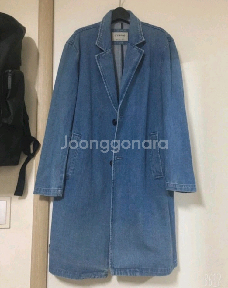 디프론트 데님 롱코트--0