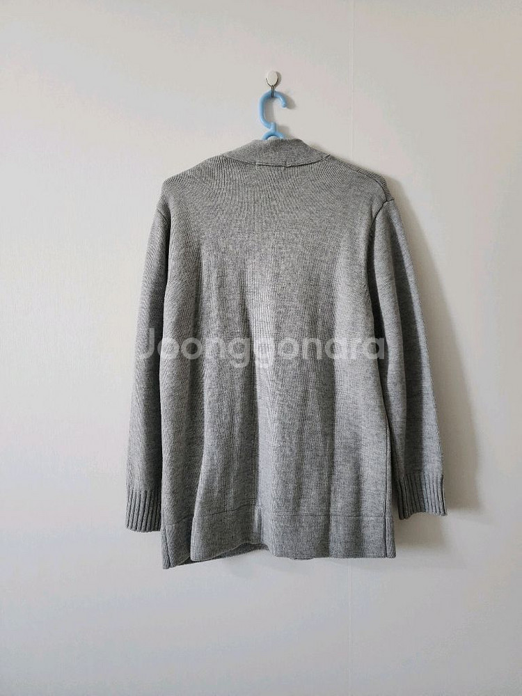 탑텐 회색 가디건 95--2