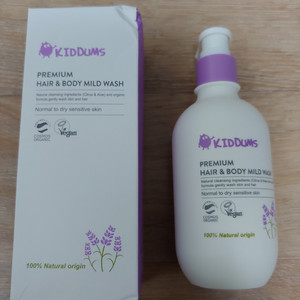 키덤스 프리미엄 헤어 & 바디 마일드 워시 300g 유기농 오가닉 오일 야노시호 워시 클렌징 미개봉 새제품