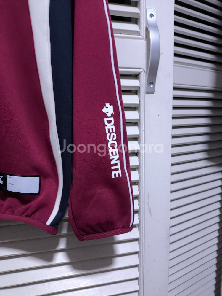 95 데상트 기모 반집업 후드--4