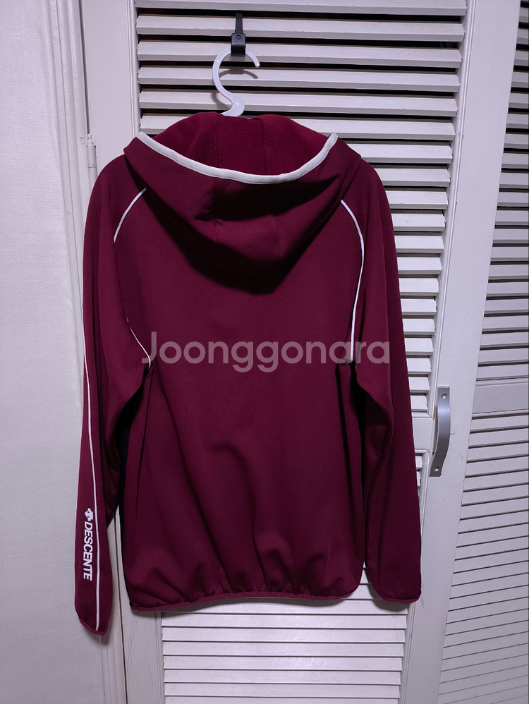 95 데상트 기모 반집업 후드--5