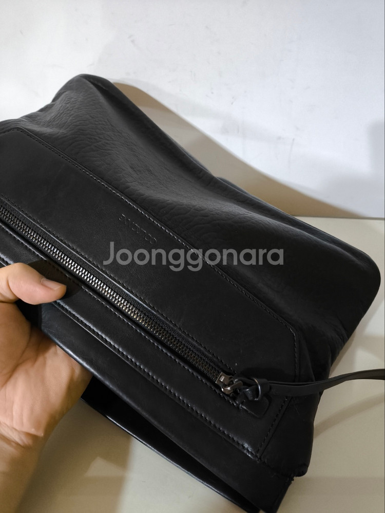 쿠론 천연가죽 클러치백--3