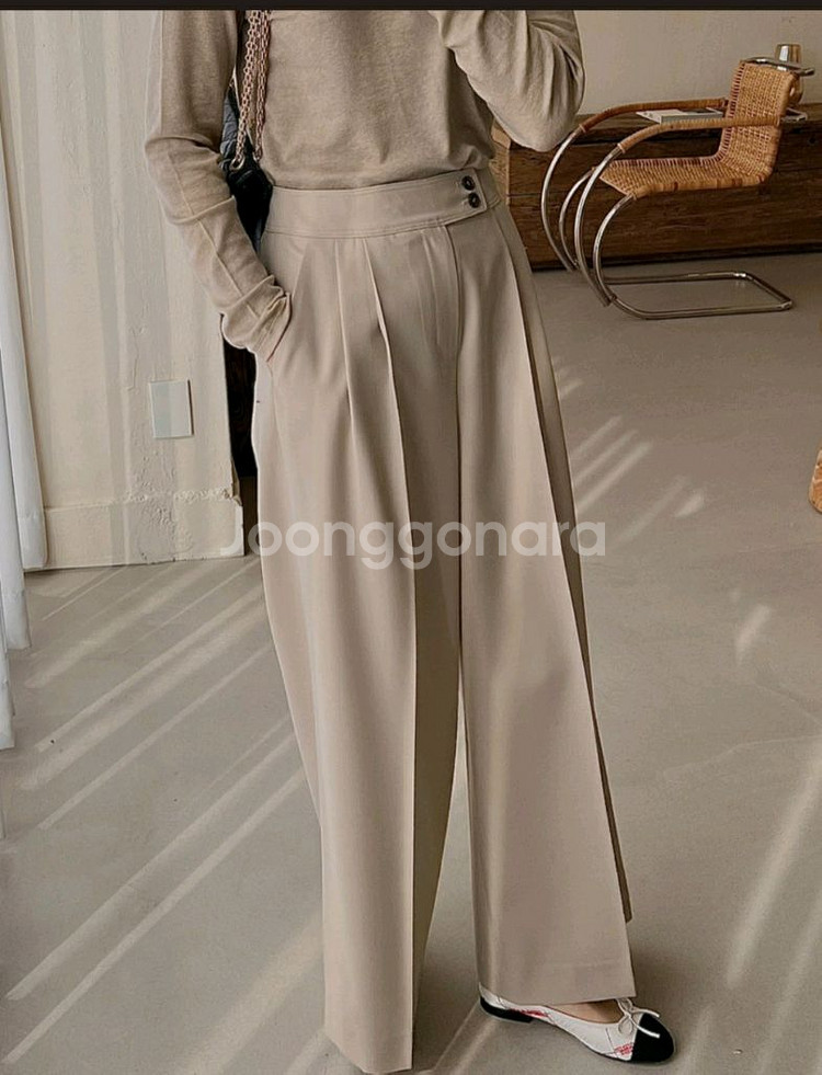 새상품)보웬 이태리 울 팬츠--3