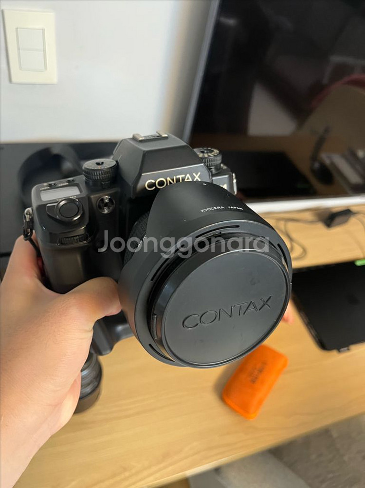 contax n1, 세로그립, 렌즈2종, 콘탁스 필터--1