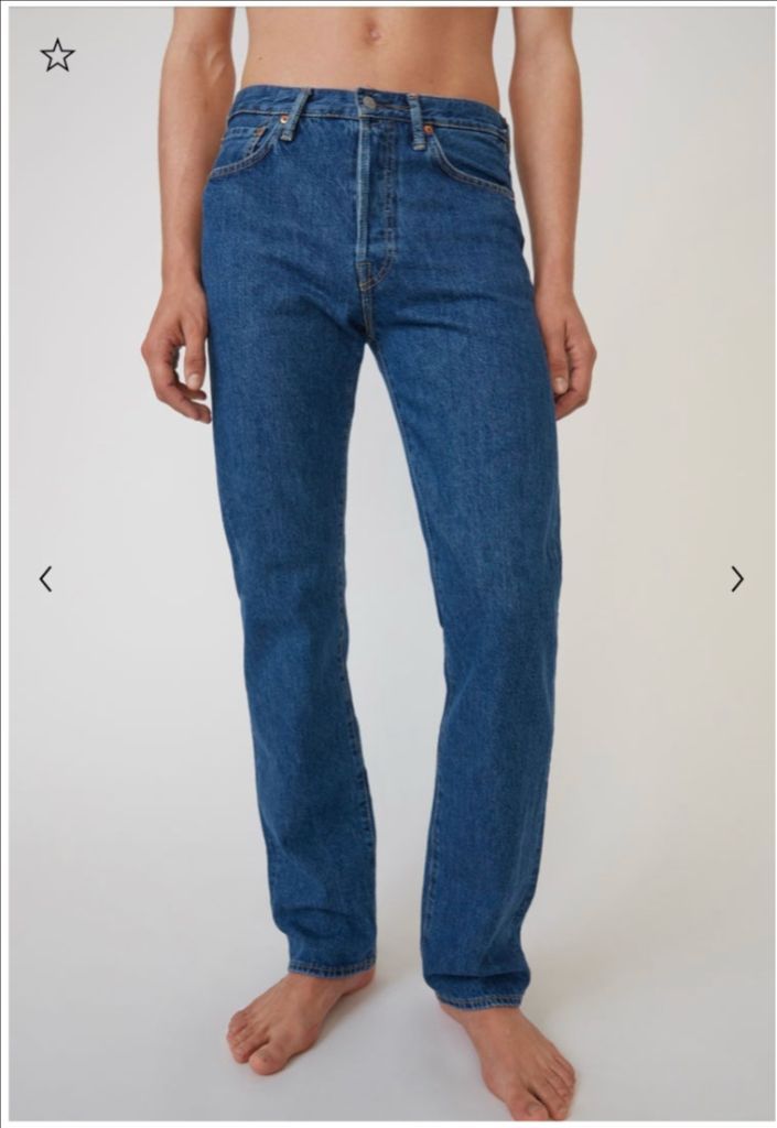 아크네 1996 다크블루 트래쉬진--0