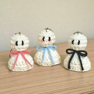 뜨개 테루테루 보즈 맑음인형 날씨인형