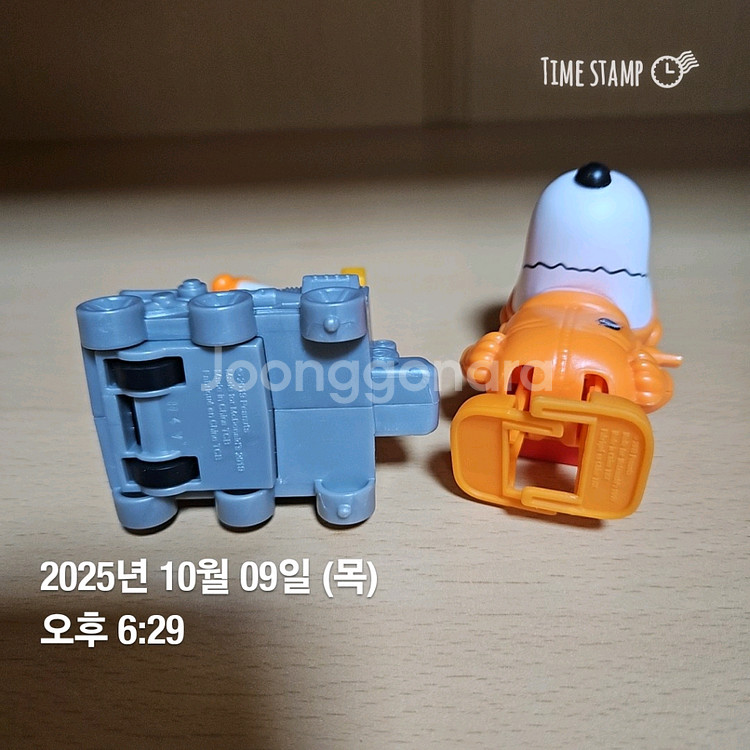 맥도날드 스페이스 우주 스누피 피규어--2