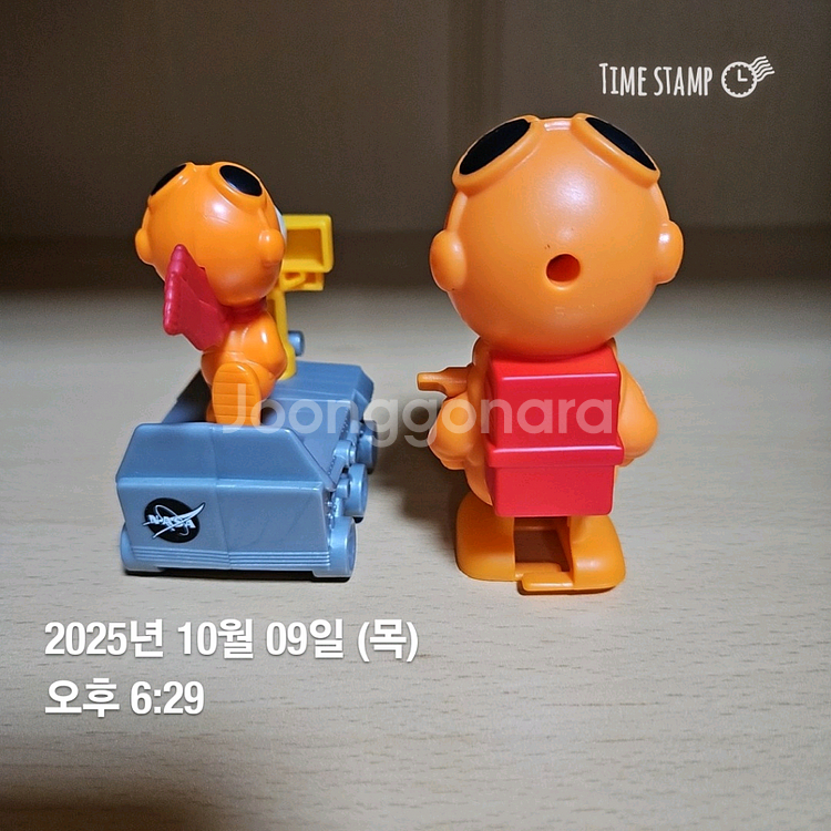 맥도날드 스페이스 우주 스누피 피규어--3