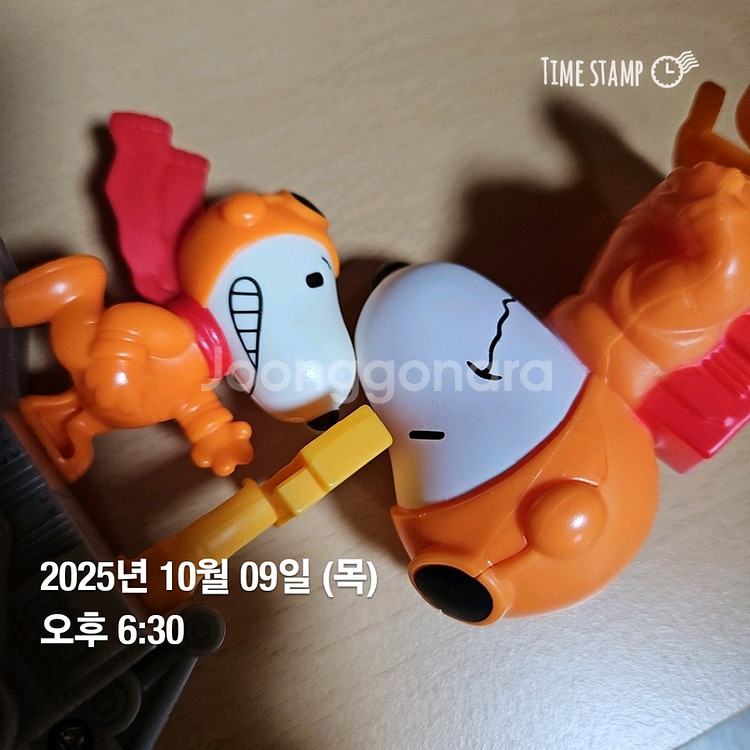 맥도날드 스페이스 우주 스누피 피규어--4