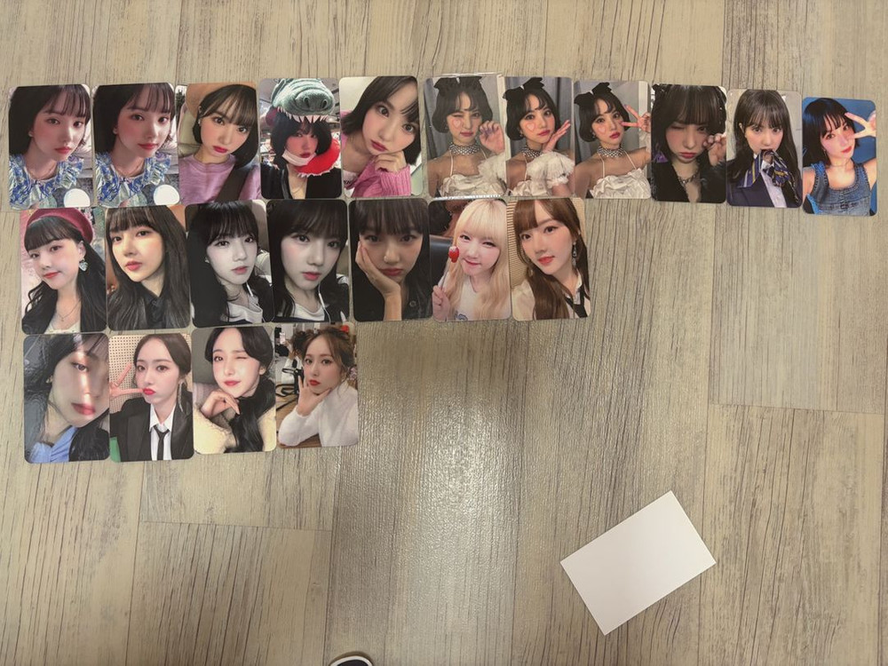 여자친구 소원(소정) 유주, 최예나 포카 양도 이미지