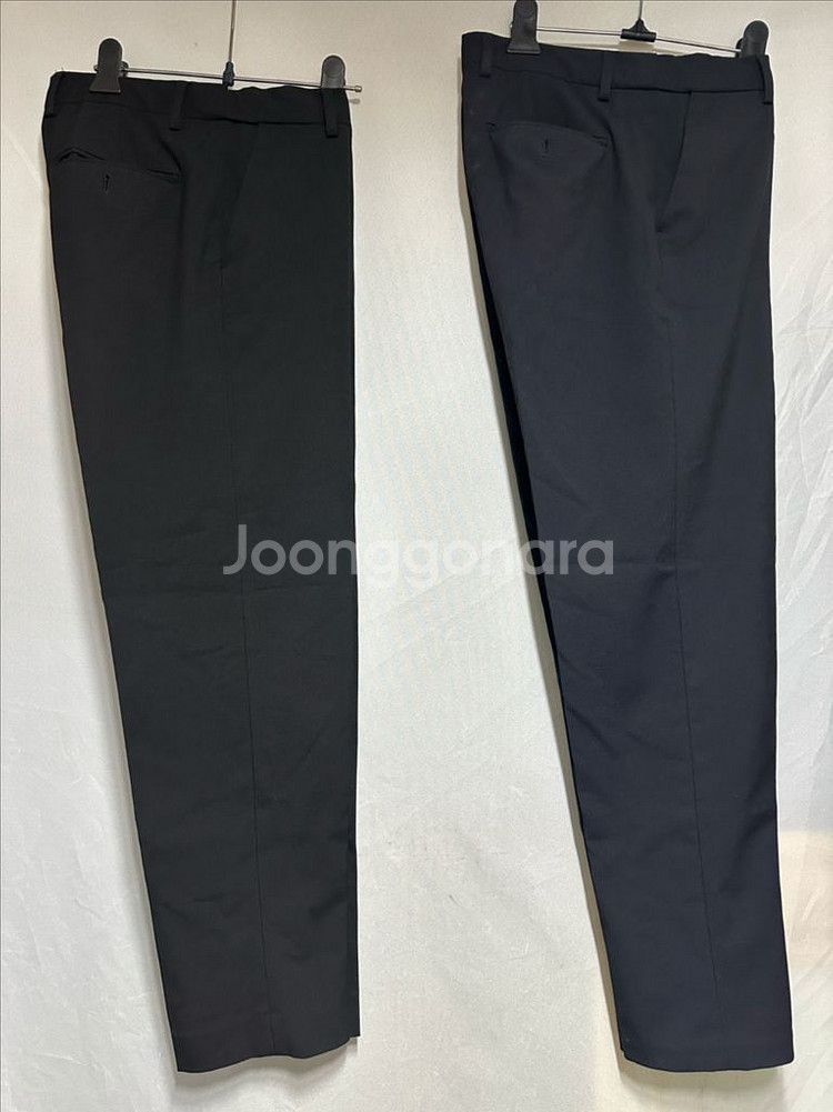(컨셉원) 슬림핏 슬랙스 (블랙, 네이비 30)--0