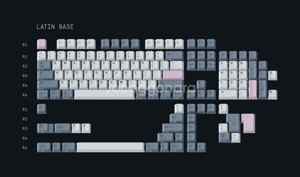 gmk fuji latin 베이스 후지--0