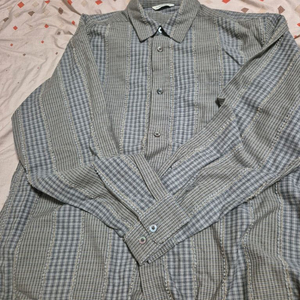 블랭크룸 테슬 체크 셔츠 스모키그레이 2사이즈