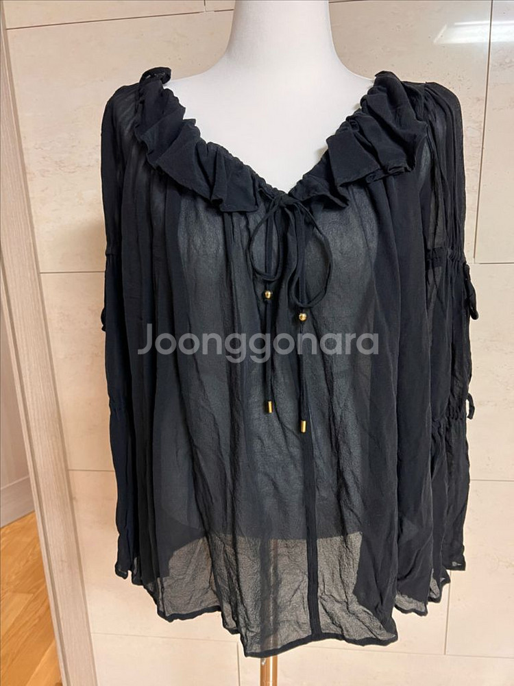 클럽모나코 실크 블라우스--0