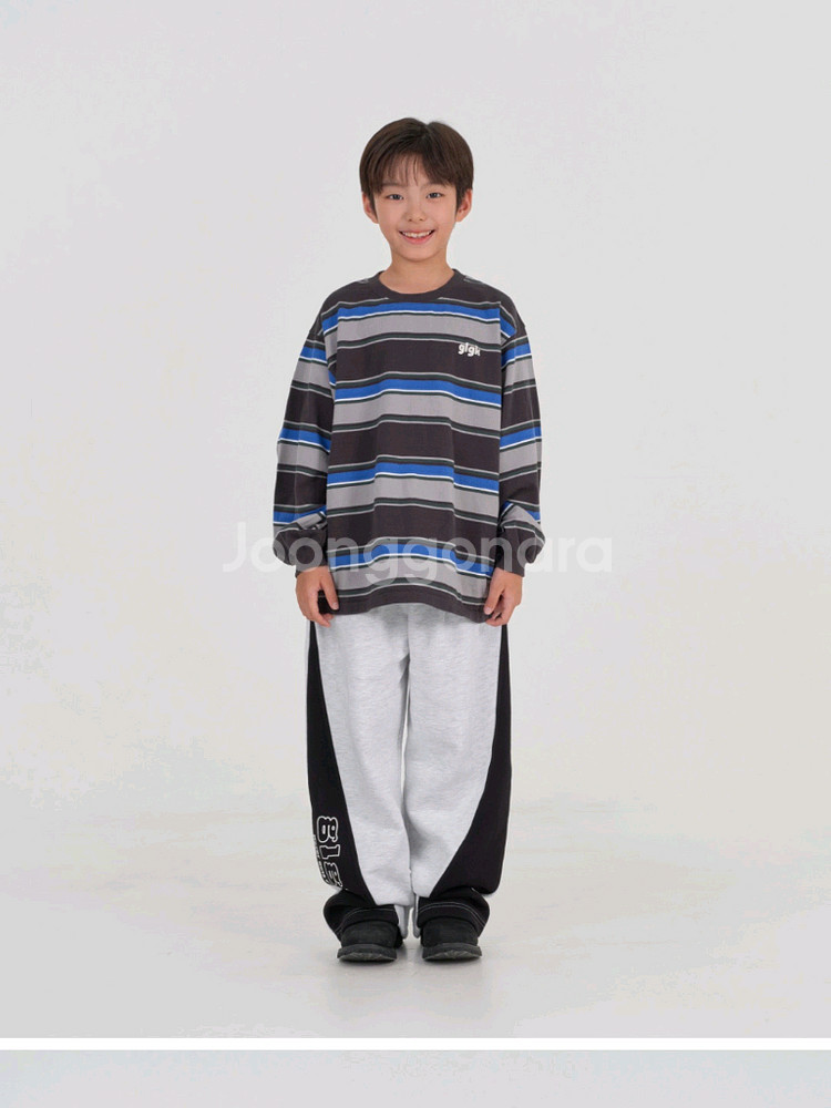 glgk 스트라이프 롱슬리브 130--0