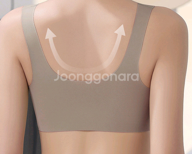 앞버튼 심리스 브라 새상품 3장--3