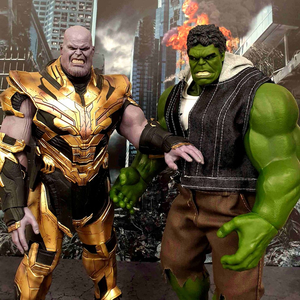 핫토이 엔드게임 타노스+어벤져스 헐크 12인치 피규어