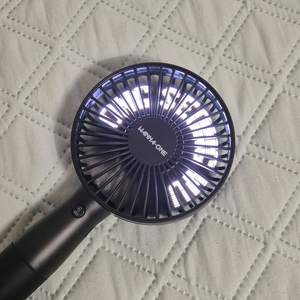 워너원 LED 핸디팬 손선풍기 블랙 개봉