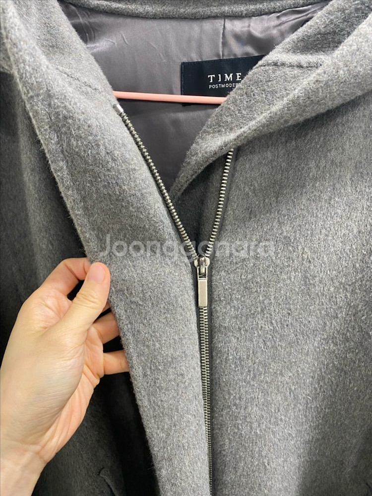 한섬 타임 간절기에 입기 좋은 반코트 팔아요~--9
