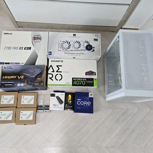 본체 13900k, 4070ti super aero,