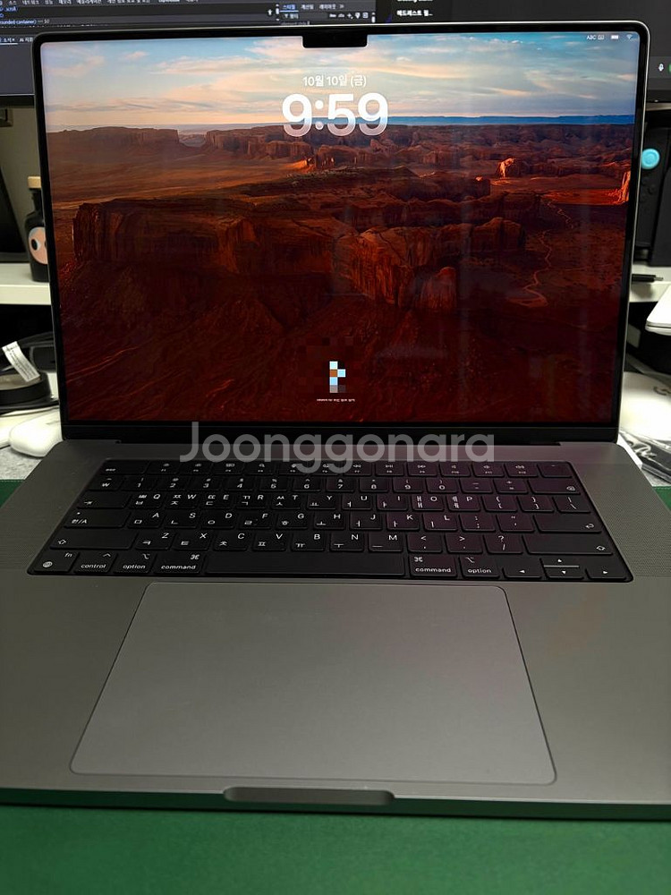 맥북 M1 MAX 16인치 64램 4TB 애케플 적용--5