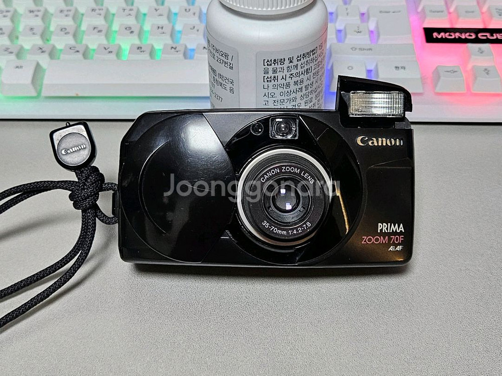캐논 프리마 줌 70F=오토보이 루나 필카 필름 카메라--1
