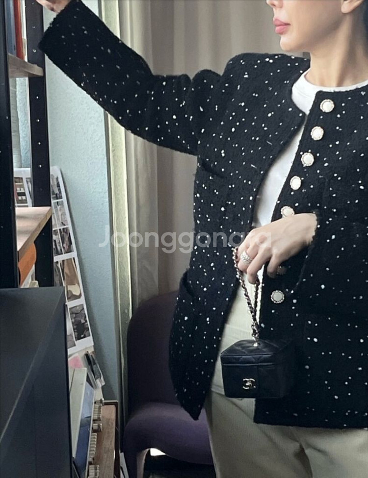 쎄모먼 Gaiac Tweed Jacket 트위드자켓--1