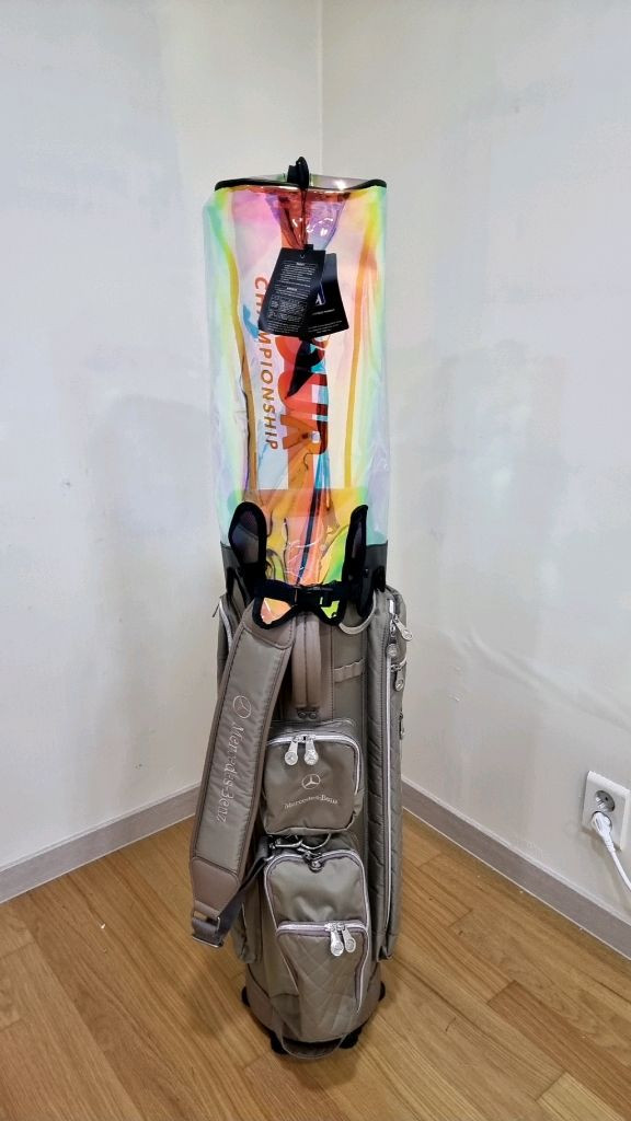 메르세데스 벤츠 골프캐디백 (홀로그램 헤드커버 새제품) 이미지