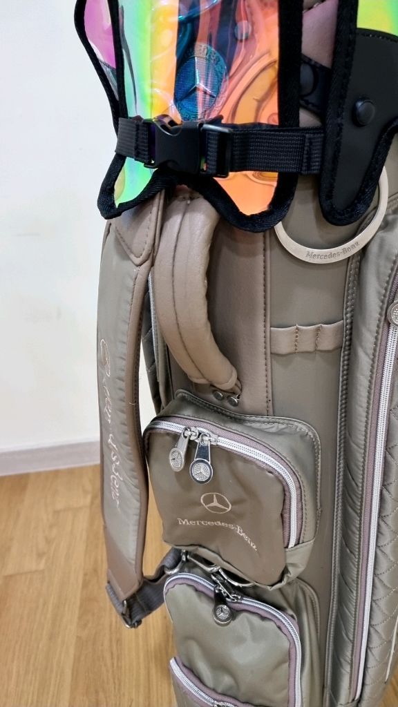 메르세데스 벤츠 골프캐디백 (홀로그램 헤드커버 새제품) 이미지