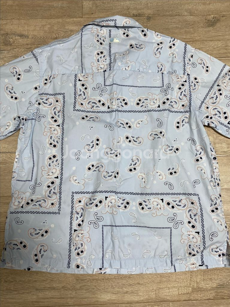 mlb 뉴욕양키스 페이즐리 투피스 반팔 셔츠 남방 반바--1