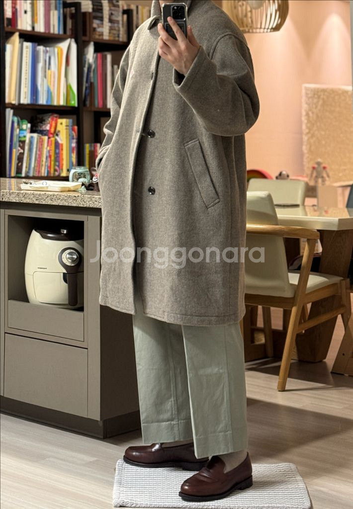 단톤 돌먼 울코트 42사이즈--1