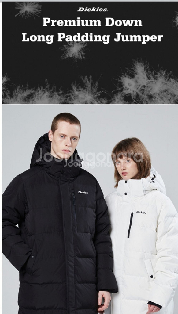 Dickies정품)디키즈20FW156웜업덕다운롱패딩미개--0