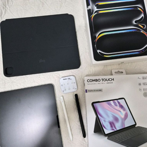 아이패드m4프로13 256 wifi+펜슬+로지텍콤보