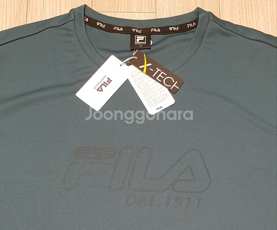 휠라 X-TECH 기능성 반팔 티셔츠 텍달린 새상품--5